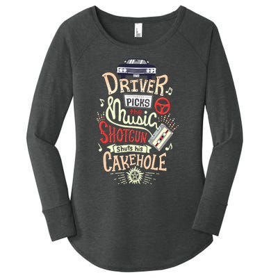 Supernatural Driver Picks The Music Women's Perfect Tri Tunic Long Sleeve Shirt