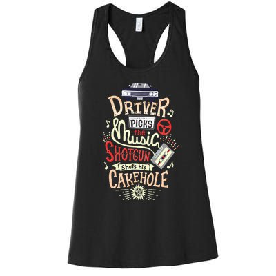 Supernatural Driver Picks The Music Women's Racerback Tank