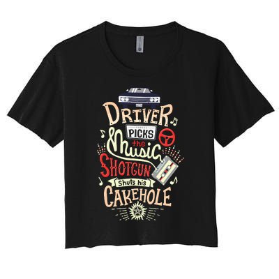 Supernatural Driver Picks The Music Women's Crop Top Tee