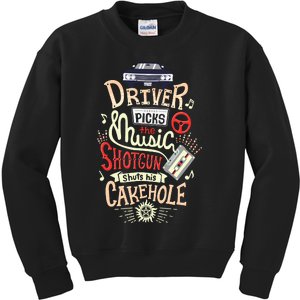 Supernatural Driver Picks The Music Kids Sweatshirt