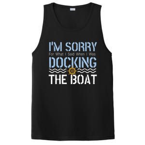 Sorry Docking Pontoon Captain Boat Pontooning Boating Gift PosiCharge Competitor Tank