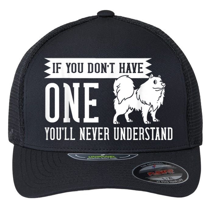 Samoyed Dog Puppies Owner Lover Flexfit Unipanel Trucker Cap