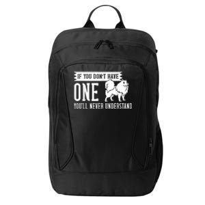 Samoyed Dog Puppies Owner Lover City Backpack