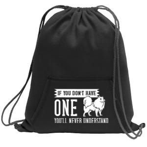 Samoyed Dog Puppies Owner Lover Sweatshirt Cinch Pack Bag