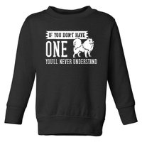 Samoyed Dog Puppies Owner Lover Toddler Sweatshirt