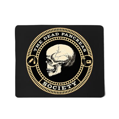 Skull Dead Pancreas Society Type One Diabetes Awareness Mousepad