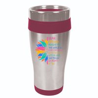 Sunflower Dear Person Behind Me The World Is A Better Place 16oz Travel Tumbler