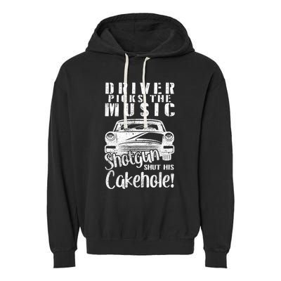 Supernatural Driver Picks Music Vintage Retro Garment-Dyed Fleece Hoodie