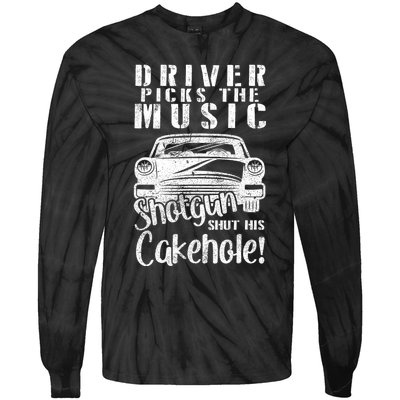 Supernatural Driver Picks Music Vintage Retro Tie-Dye Long Sleeve Shirt