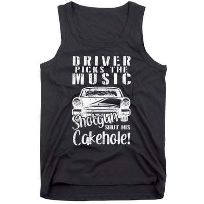 Supernatural Driver Picks Music Vintage Retro Tank Top