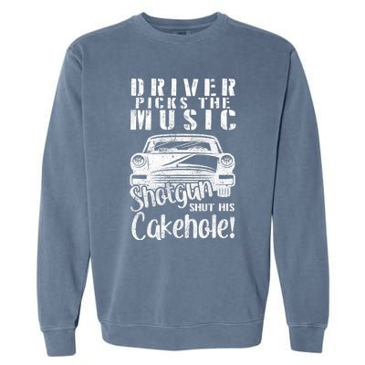 Supernatural Driver Picks Music Vintage Retro Garment-Dyed Sweatshirt