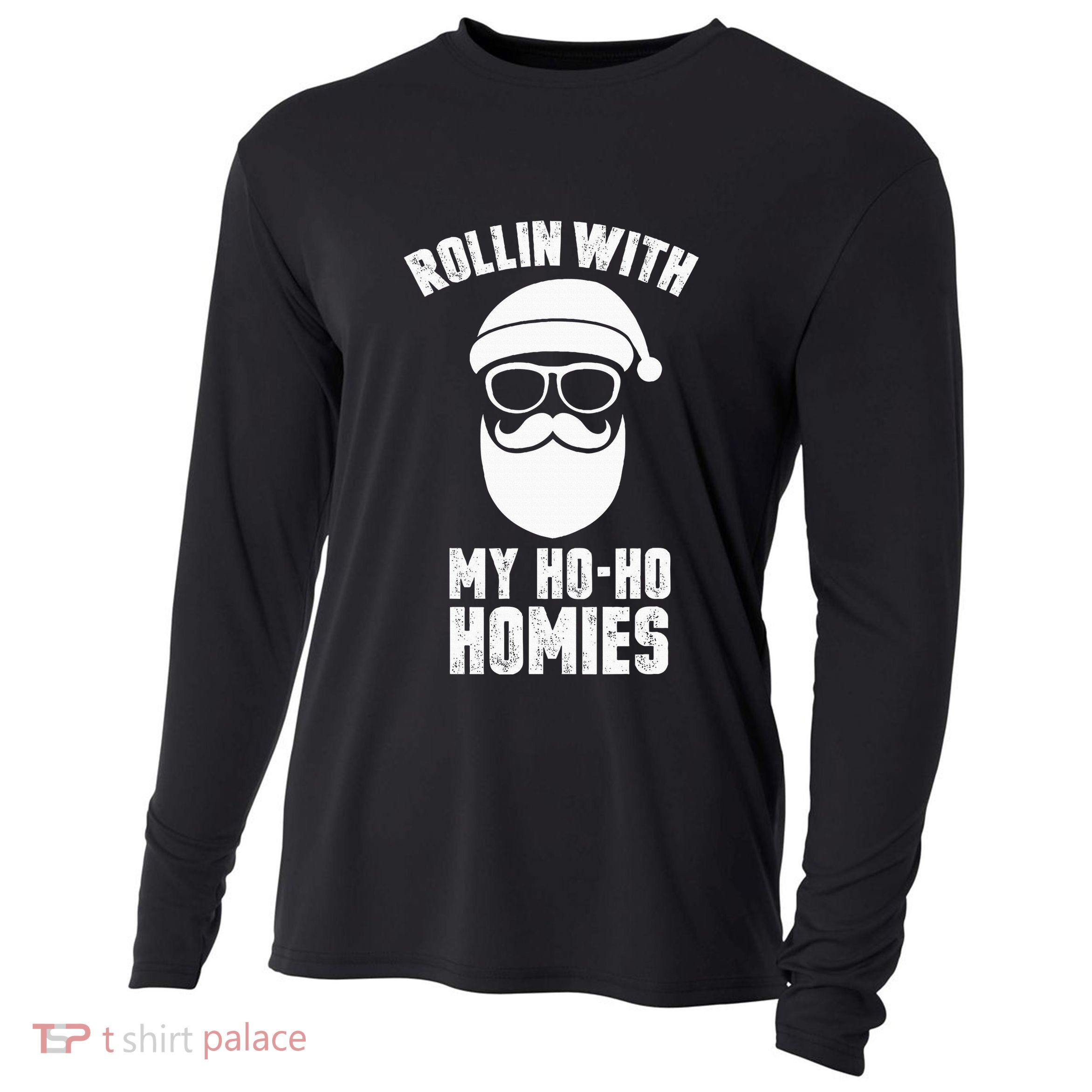 Santa Design Perfect Gift Cooling Performance Long Sleeve Crew
