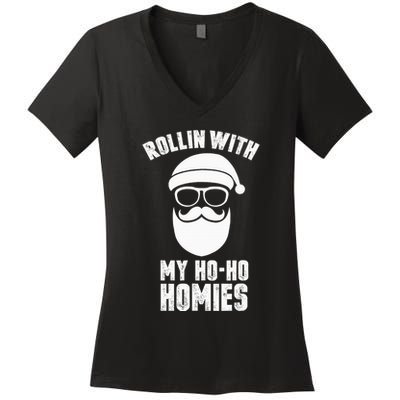 Santa Design Perfect Gift Women's V-Neck T-Shirt