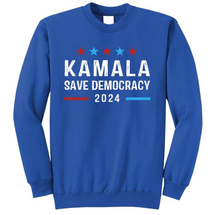 Save Democracy President Kamala Harris For President 2024 Gift Sweatshirt