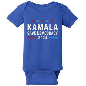 Save Democracy President Kamala Harris For President 2024 Gift Baby Bodysuit