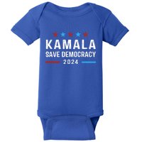 Save Democracy President Kamala Harris For President 2024 Gift Baby Bodysuit