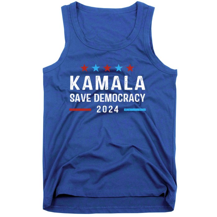 Save Democracy President Kamala Harris For President 2024 Gift Tank Top