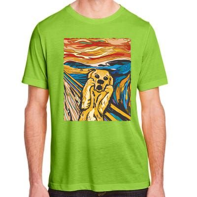 Scream Dog Painting Adult ChromaSoft Performance T-Shirt