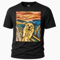Scream Dog Painting Cooling Performance Crew T-Shirt