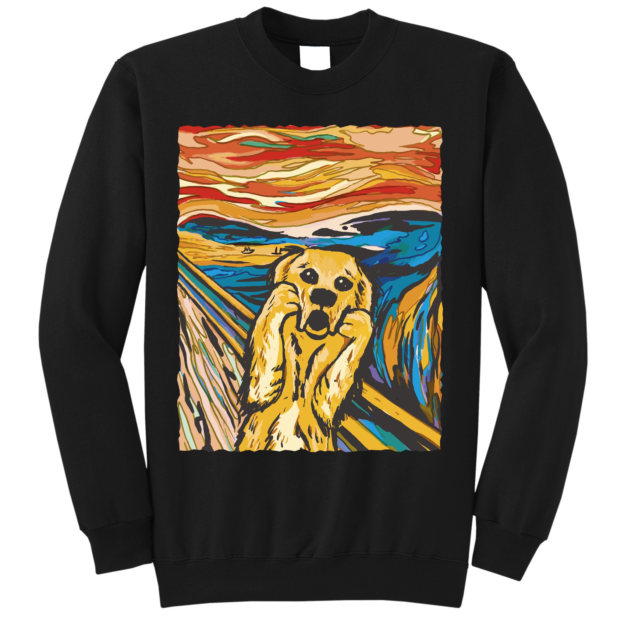 Scream Dog Painting Sweatshirt