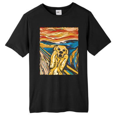 Scream Dog Painting Tall Fusion ChromaSoft Performance T-Shirt