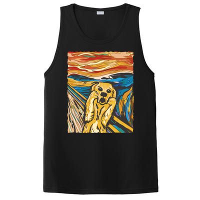 Scream Dog Painting PosiCharge Competitor Tank