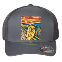 Scream Dog Painting Flexfit Unipanel Trucker Cap