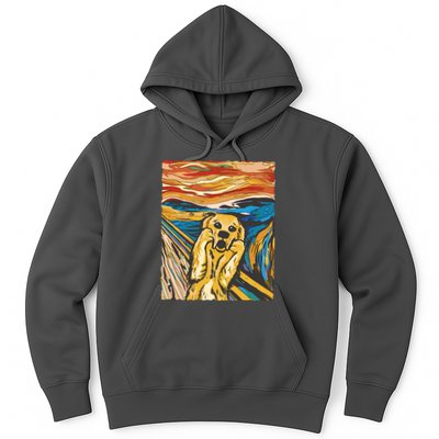 Scream Dog Painting Hoodie