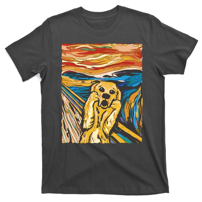 Scream Dog Painting T-Shirt