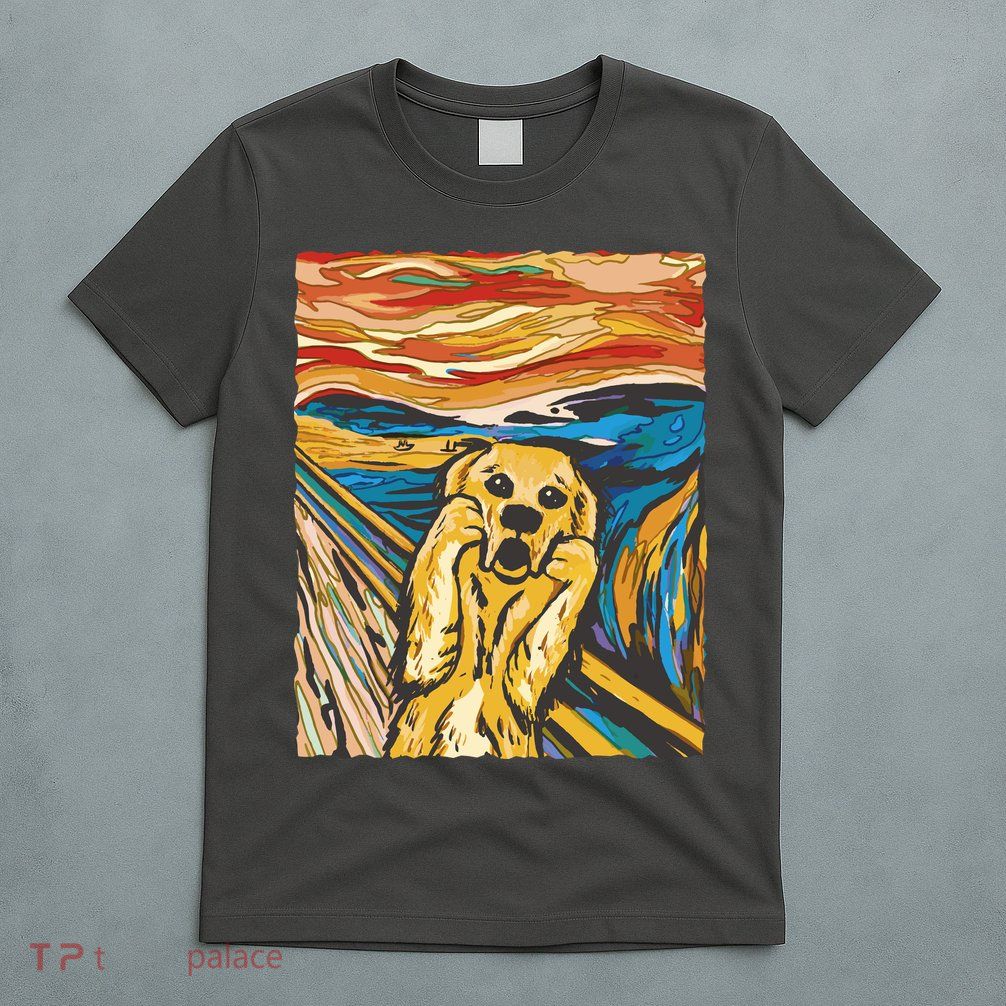 Scream Dog Painting T-Shirt