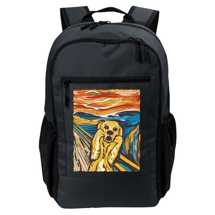 Scream Dog Painting Backpack