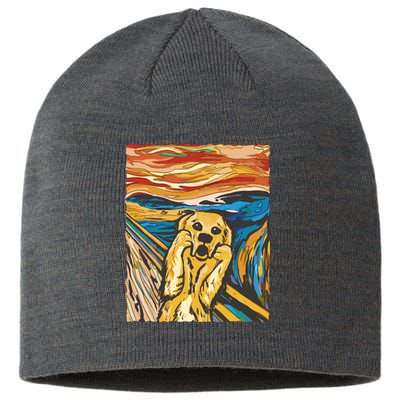 Scream Dog Painting Sustainable Beanie