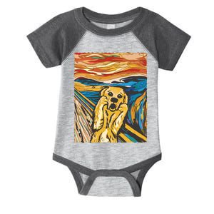 Scream Dog Painting Infant Baby Jersey Bodysuit