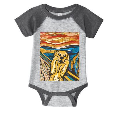 Scream Dog Painting Infant Baby Jersey Bodysuit