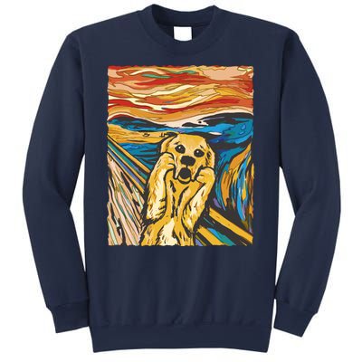 Scream Dog Painting Sweatshirt