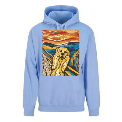 Scream Dog Painting Unisex Surf Hoodie