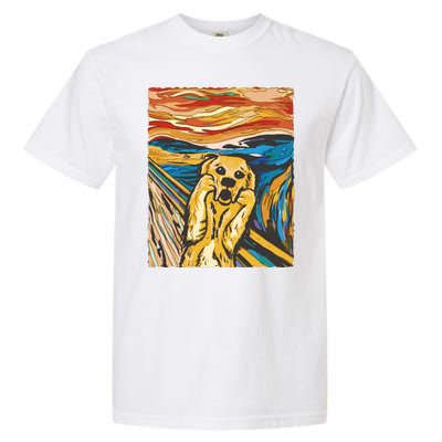 Scream Dog Painting Garment-Dyed Heavyweight T-Shirt