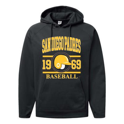 San Diego Padres Baseball Team Supporter Performance Fleece Hoodie