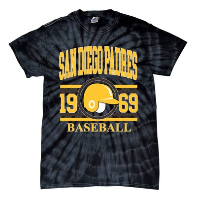 San Diego Padres Baseball Team Supporter Tie-Dye T-Shirt