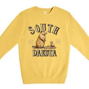 South Dakota Prairie Dogs Premium Crewneck Sweatshirt