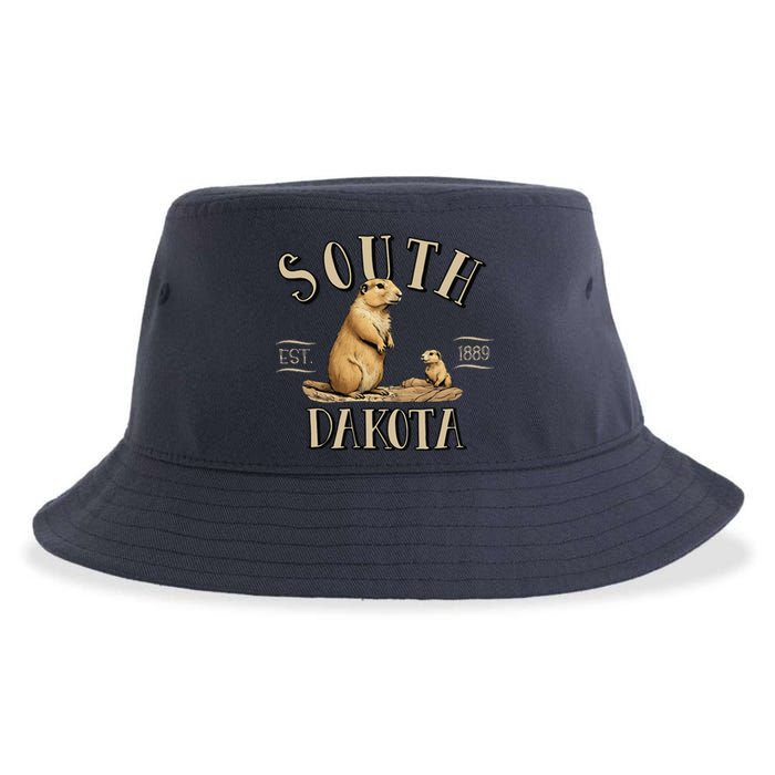 South Dakota Prairie Dogs Sustainable Bucket Hat