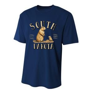 South Dakota Prairie Dogs Performance Sprint T-Shirt