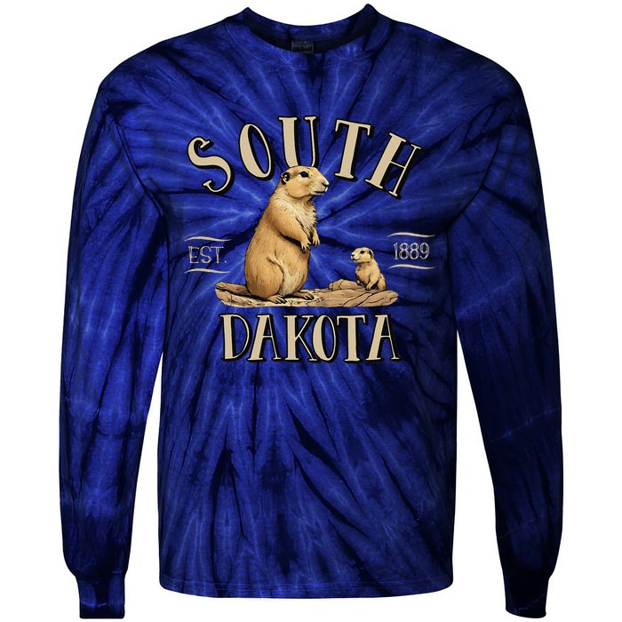 South Dakota Prairie Dogs Tie-Dye Long Sleeve Shirt