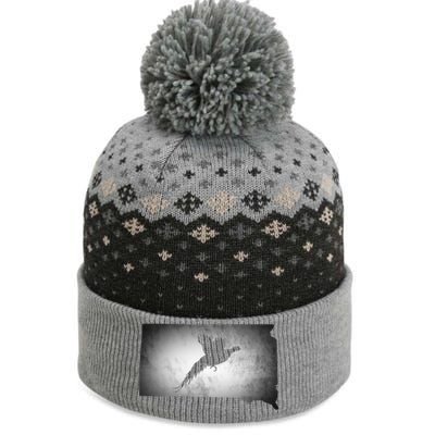 South Dakota Pheasant Hunting Hunter Gift The Baniff Cuffed Pom Beanie