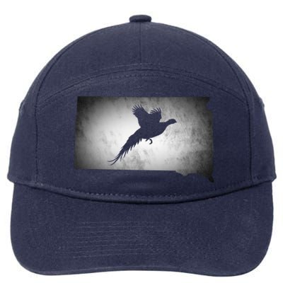 South Dakota Pheasant Hunting Hunter Gift 7-Panel Snapback Hat