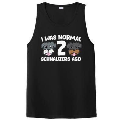 Schnauzer Dog Pet I Was Normal 2 Schnauzers Ago PosiCharge Competitor Tank