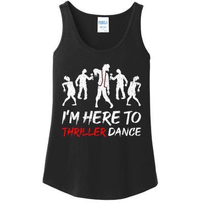 Spooky Dance Party Halloween Thriller Moves Ladies Essential Tank