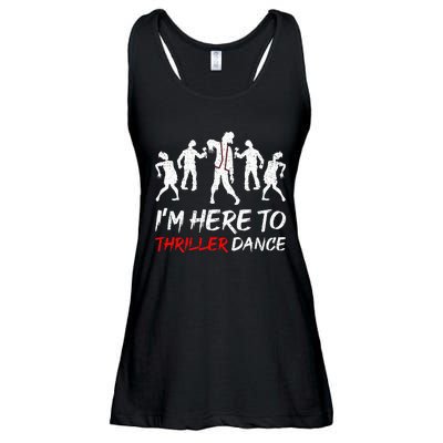 Spooky Dance Party Halloween Thriller Moves Ladies Essential Flowy Tank