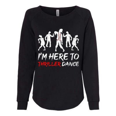 Spooky Dance Party Halloween Thriller Moves Womens California Wash Sweatshirt