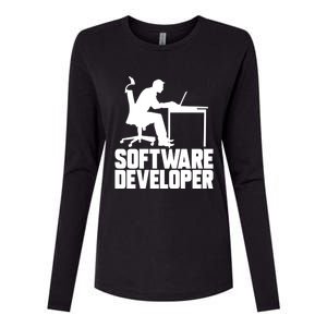 Software Developer Programmer Computer Engineer Coder Gift Womens Cotton Relaxed Long Sleeve T-Shirt